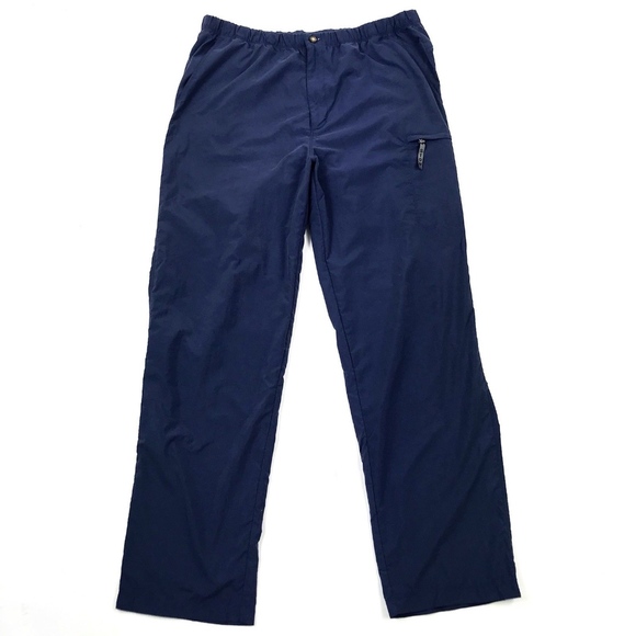 The North Face Pants - The North Face Blue Stretch Waist Nylon Pants